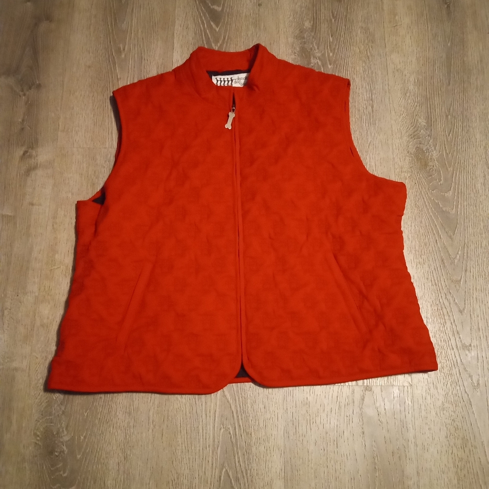 Dancing dog design vest